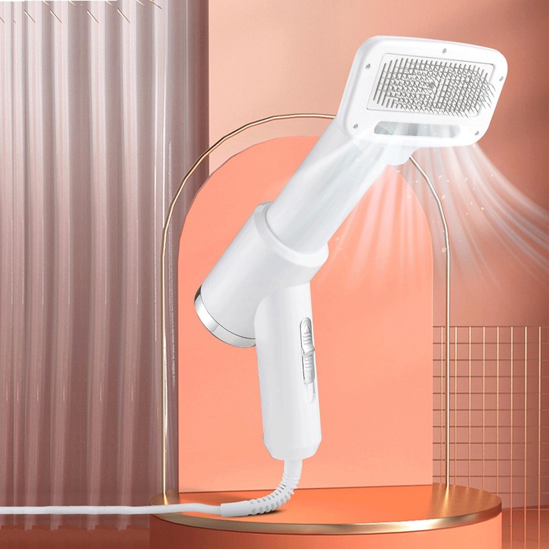 Pet Hair Dryer, Dog Hair Dryer Handheld Portable 3 in1 New Upgrade Removable Comb Multifunctional Pet Grooming Comb Pet Hair Brush Dry and Wet for Cats, Dogs, Rabbits and Other Hair Care