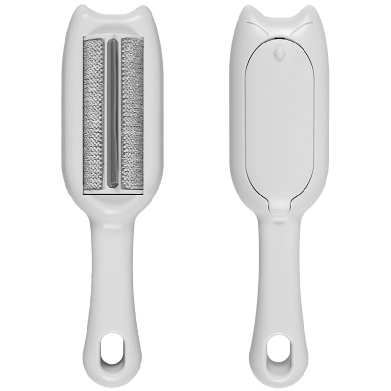 Pet Hair Remover Roller, Reusable Dog & Cat Fur Remover, Portable Lint Rollers Multi-Surface Fur Removal Tool, Cat and Dog Hair Remover for Couch, Carpet, Clothing and Bedding (White) White