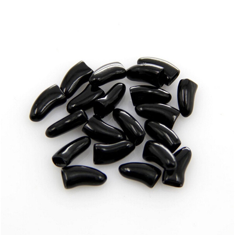 100Pcs Soft Pet Dog Nail Caps Claws Control Paws of 5 Kinds 5Pcs Adhesive Glue + 5pcs Applicator with Instructions XXL