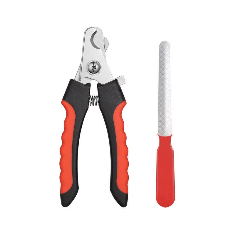16 X 5 CM Dog Nail Clippers for Large Dogs, Ultra Sharp Stainless Cat Nail Clippers with Guard for Large to Medium Dogs, Cats, Rabbits and Guinea Pigs, Free Nail File