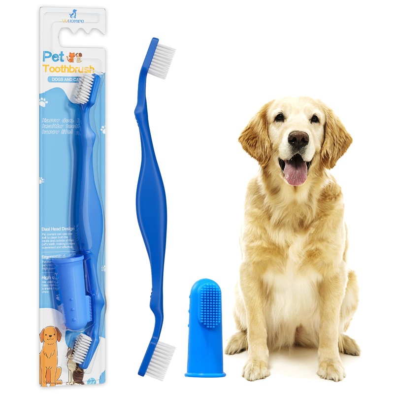 Comfort Grip Canine Toothbrush for Large Dogs – Ergonomically Designed for Easy Dental Care for Large Dogs Dog Dental Cleaning – L