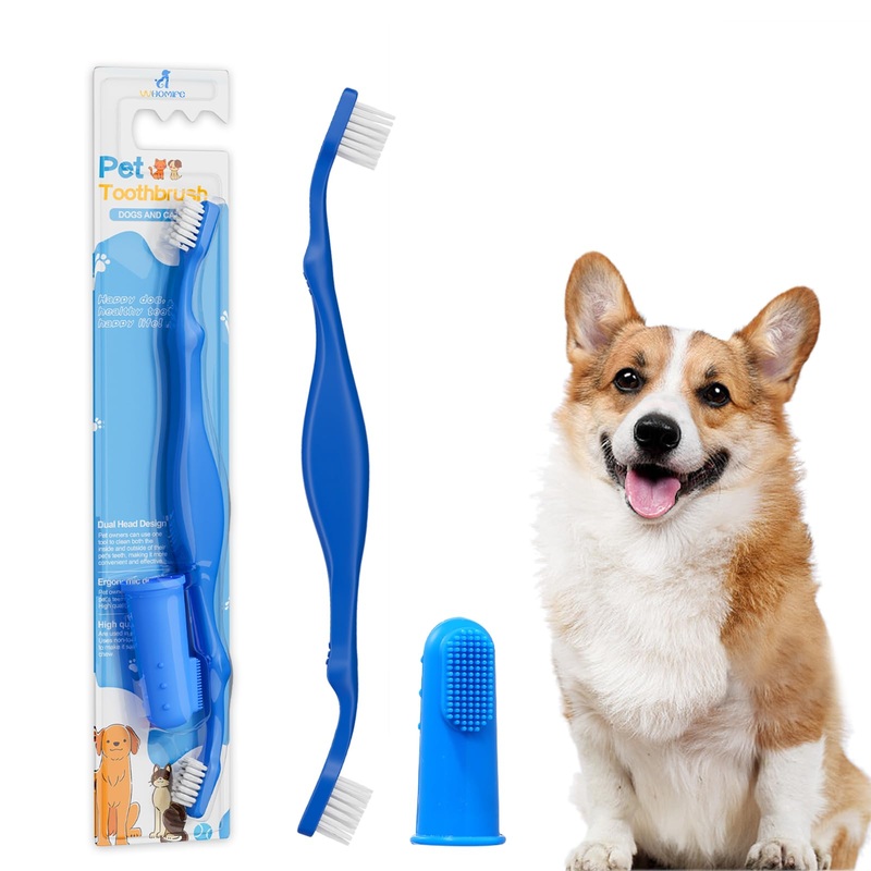 Comfort Grip Canine Toothbrush for Medium Dogs – Ergonomically Designed for Easy Dental Care for Medium-Sized Dogs Dog Teeth Cleaning – M