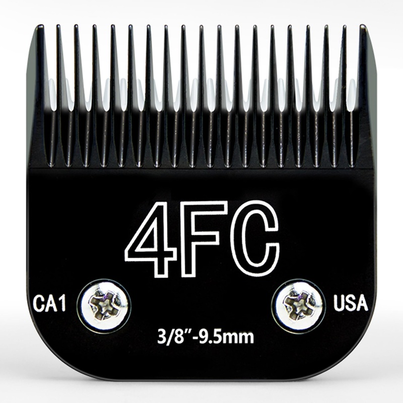 Detachable Steel Pet Dog Clipper Blades, Size-4F, Compatible with Andis Cut Length 3/8″