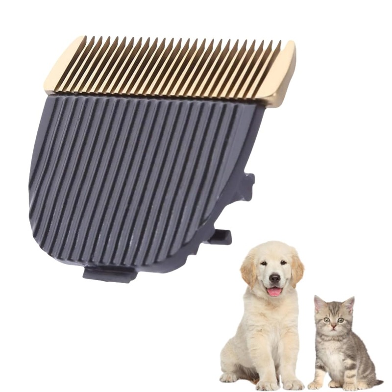 Dog Hair Clipper Blade Professional Pet Clippers Replacement Blades Cat Dog Accessory for Baorun P2/P3 (One Size,Brown) One Size 1pcs