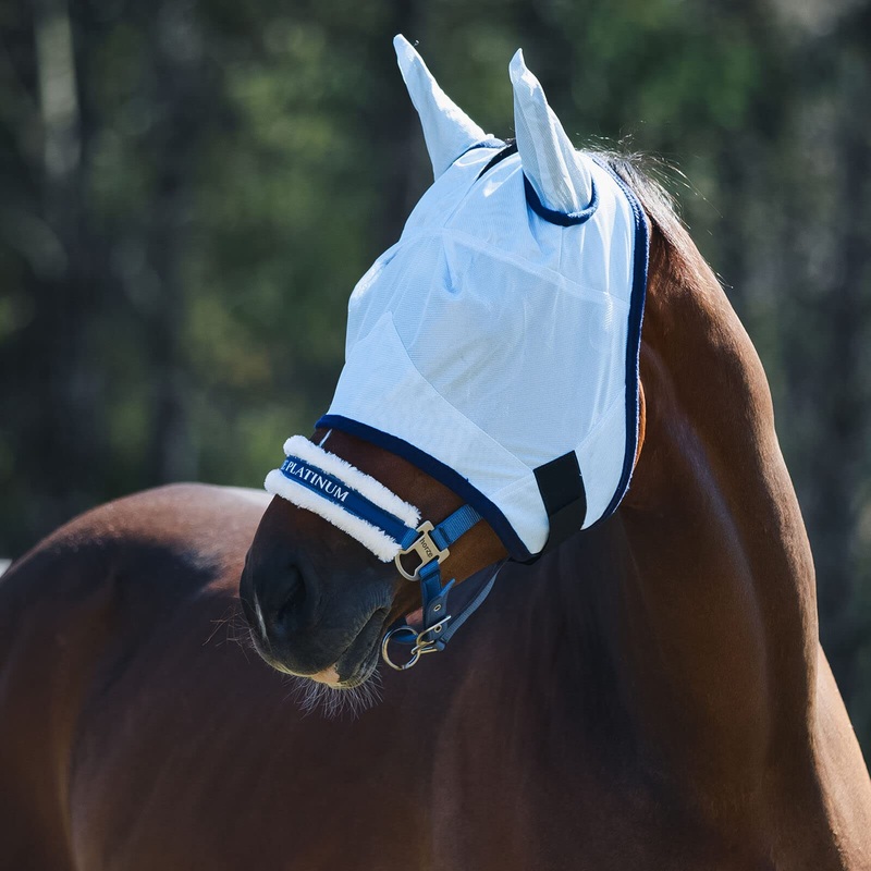 Horze Anti Rub Fleece Finished Fly Mask (Large)