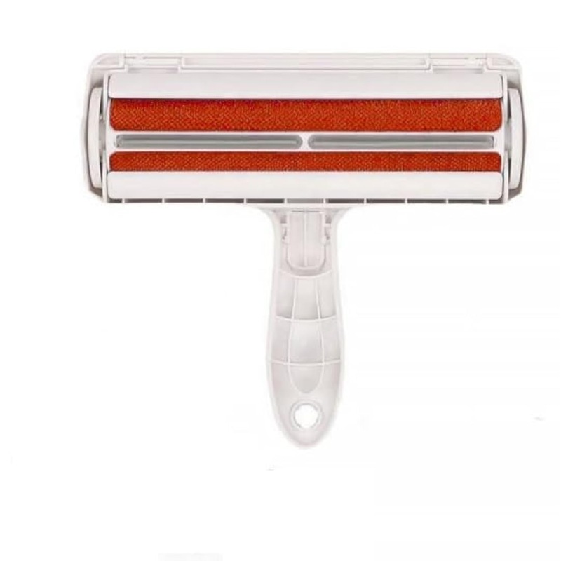 Pet Hair Removal Roller for Home, Washable, Quick and Mess Free Cleaning (Red) Red