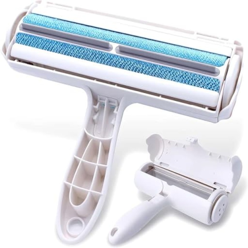 Pet Hair Remover and Reusable Lint Roller for All Types of Surfaces – Portable with a Large Capacity – Eco-Friendly – Easy to use Fur Remover Tool for Cats and Dogs, Teal
