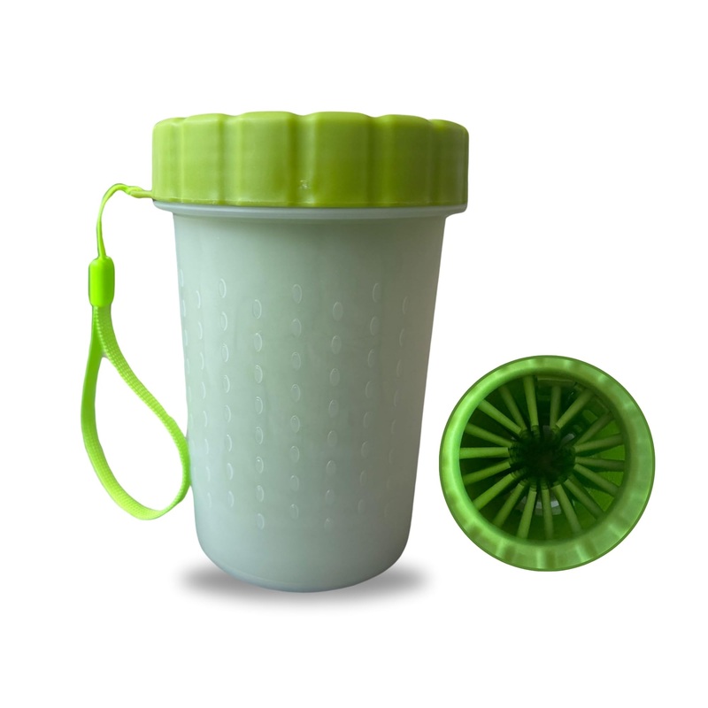 Portable Dog Paws Cleaner and Washer Paw Cleaner | Paw Cleaner for Dogs Large (Green, Large) Green