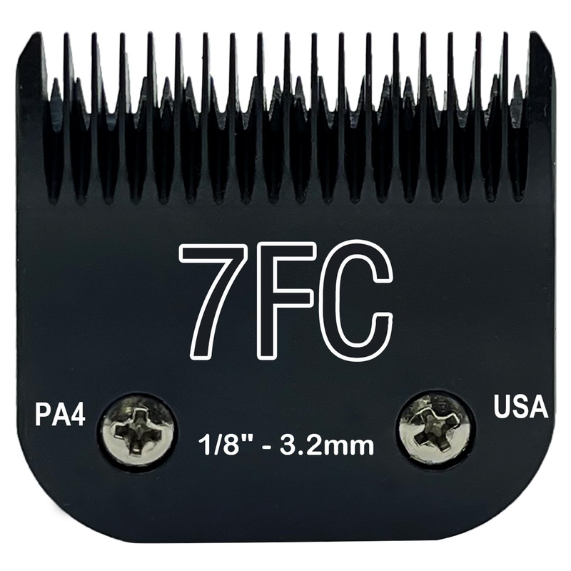 Detachable Steel Pet Dog Clipper Blades, Size-7FC, Compatible with Andis Cut Length 1/8″