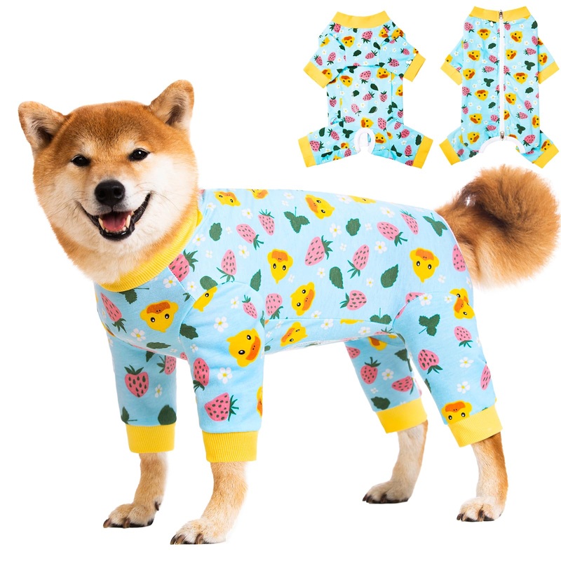 Dog Recovery Suit for Small Medium Large Dogs, Pet Onesie After Surgery Comfort Dog Bodysuit Anti Licking (3X-Large, Blue)