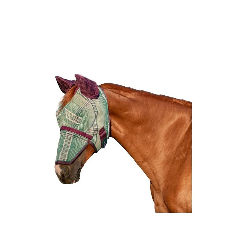 Kensington Signature Fly Mask w/Removable Nose, Soft Mesh Ears & Forelock Opening Size: M-Small Horse Color: 2019 – Imperial Jade
