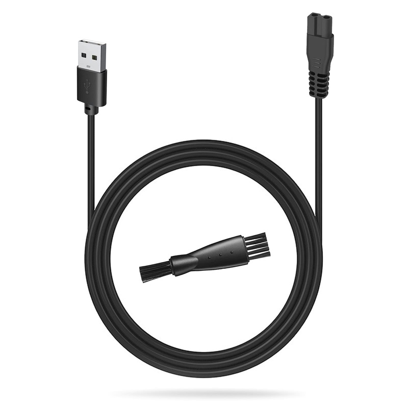 uijino oneisall Dog Clippers Charger, 5V USB Charging Cord for oneisall Dog Paw Trimmer, Replacement Charging Cable Line for Small Dog Cat Grooming Clippers with Cleaning Brush, 3.3ft Power Cord 1 Pack