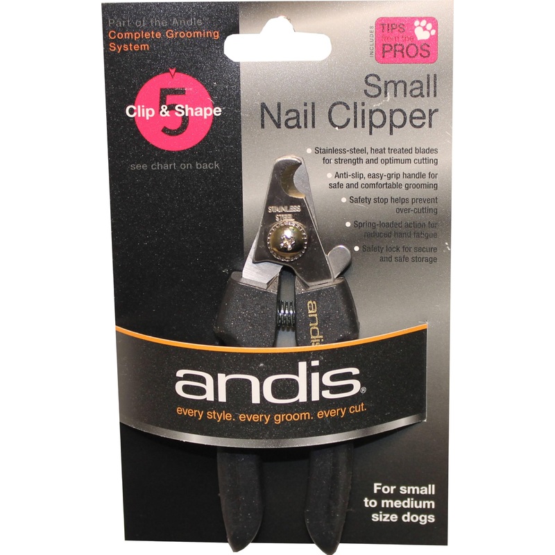 Andis 65260 Premium Animal Nail Cutter for Small Breeds – Stainless Steel Blades with Sharp Efficiency – Designed for Repeated Use & Recommended by Pet Trainers