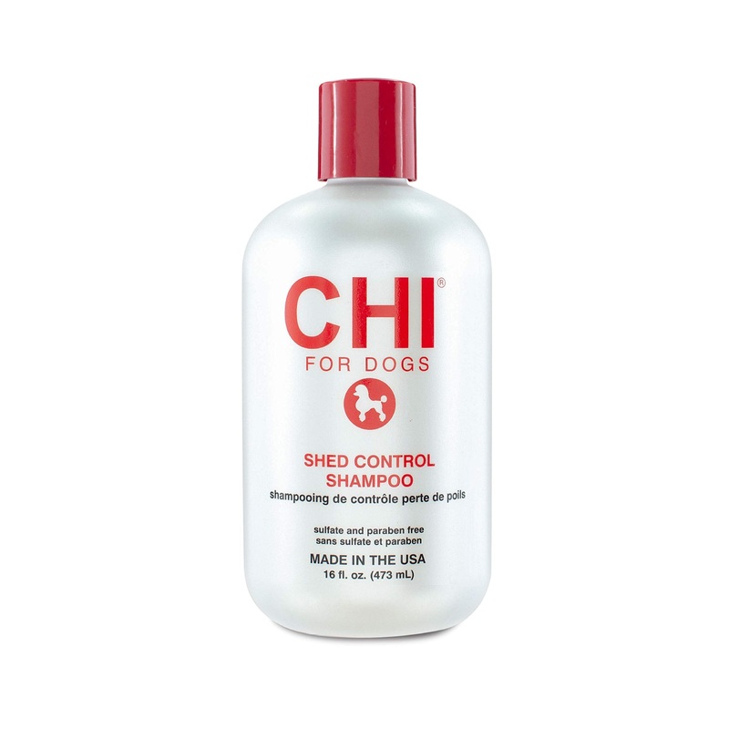 CHI for Dogs Shed Control Shampoo for Dogs, 16 Ounces | Best Anti-Shed Dog Shampoo | Sulfate and Paraben Free, pH Balanced for Dogs, Made in USA