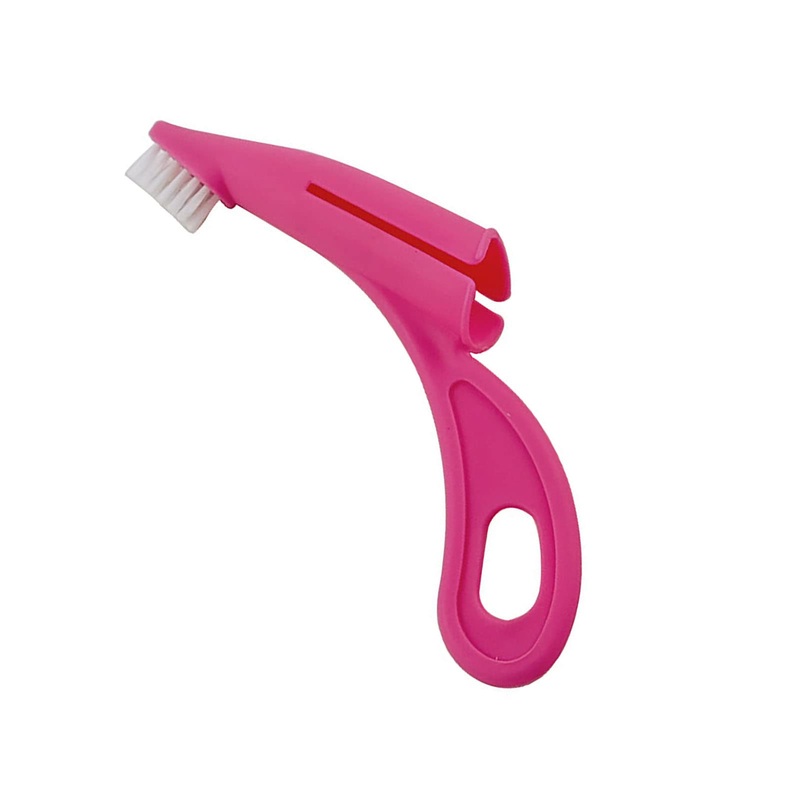 Dog Toothbrush, Tooth Brushing Kit for Dog Teeth Cleaning – Dental Care for Puppies, Cats & Small Pets, Nylon Remove Ergonomic Dog Finger Toothbrush (Red)