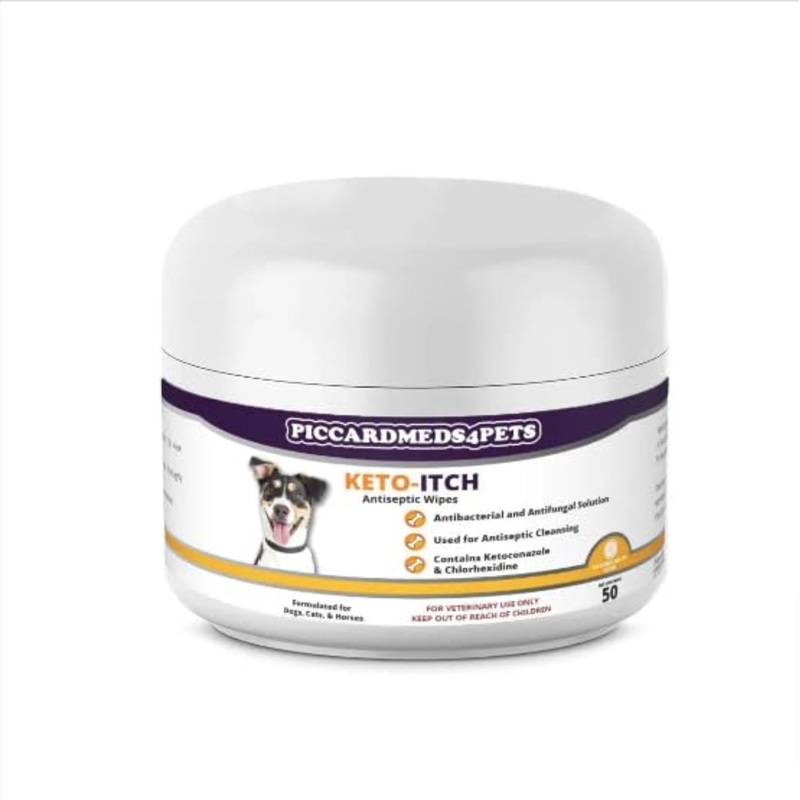 Keto-Itch Relief Antibacterial and Antifungal Wipes 50CT