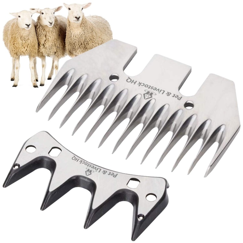 Pet & Livestock HQ | Shearing Blades 380W Sheep Clippers – Replacement for Oster, Lister, Heiniger, Detachable Animal Trimmer Shears for Grooming Goats, Lambs, Llamas, Alpacas