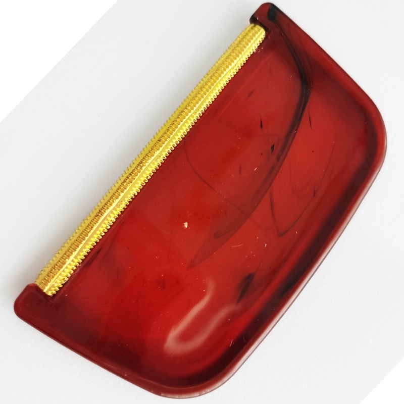 Pro Reusable Hair Remover,Portable,Fashionable,Special Dog Hair Remover Multi Fabric Edge and Carpet Scraper-Easy Pet Hair Remover for Removing Lint Pet Hair Dust in Clothes and Furniture(Red Amber)