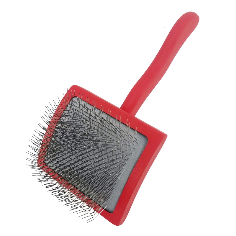 Professional Dog Slicker Brush – Fluff and Detangle (Large) Large