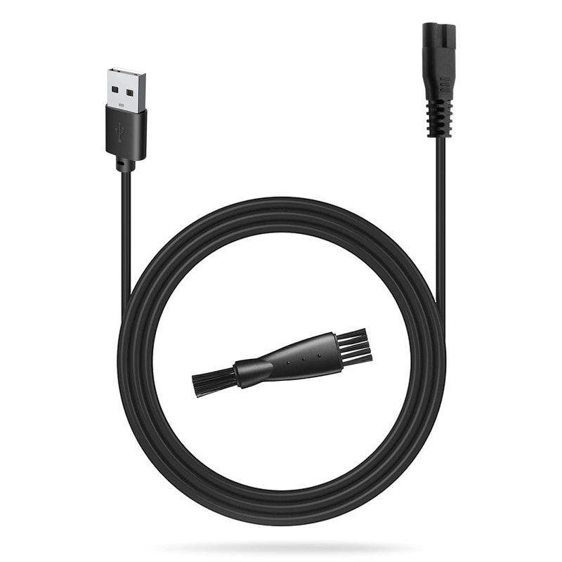 uijino HOLDOG Dog Clippers Charger, 5V USB Charging Cable for HOLDOG Cat Grooming Clippers, Charging Cord Line for Professional Heavy Duty Dog Grooming Clipper with Cleaning Brush, 3.3ft Power Cord 1 Pack