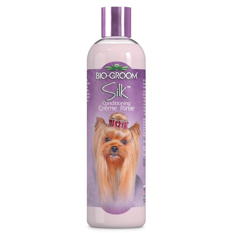 Bio-Groom Silk Creme Rinse Dog Conditioner – Conditioner for Dogs, Puppy Conditioner, Dog Conditioner Detangler, Dog Hair Conditioner – 12 Fl Oz 1-Pack
