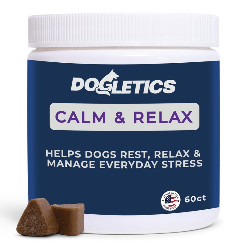 Calm & Relax Soft Chew Supplements for Dogs – Reduce Stress & Anxiety, Behavioral Support, Promote Rest & Relaxation for Active Dogs Calm & Relax