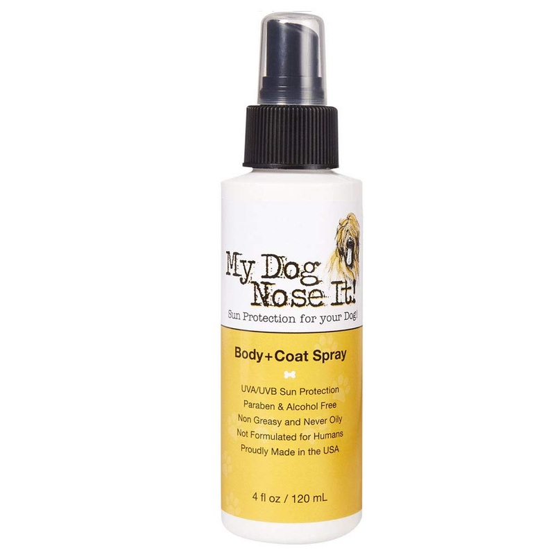 Coat and Body Spray – Sun Protection for Your Dog, Protects Against Harmful UVA/UVB Rays