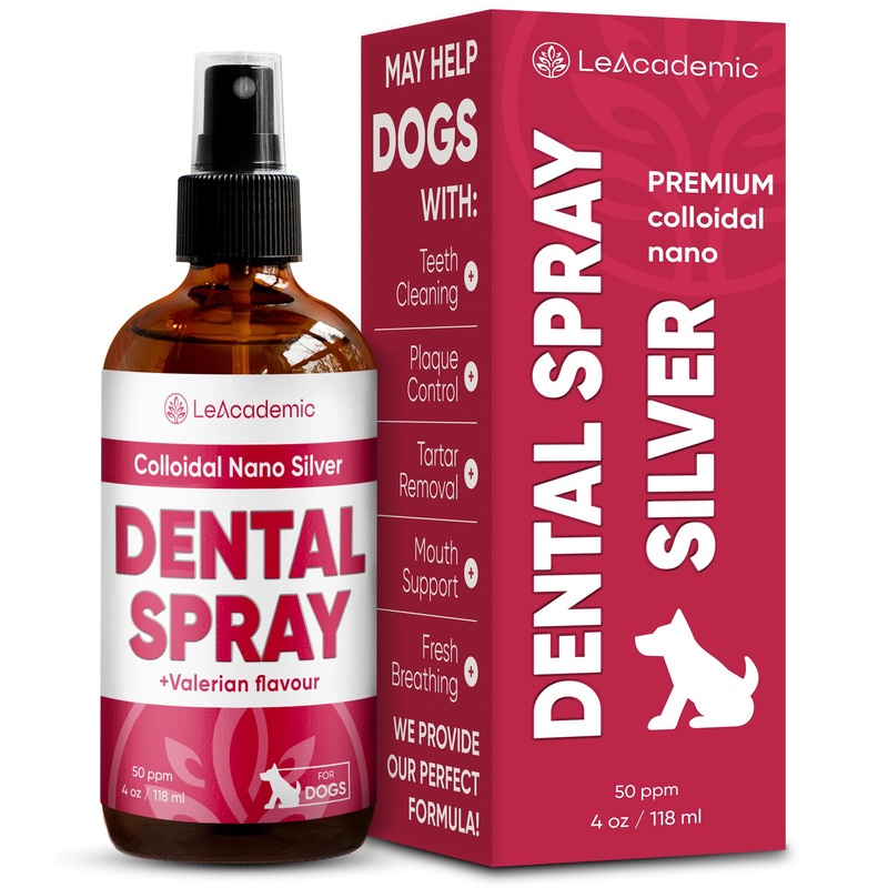 Dog Dental Spray | Dog Teeth Cleaning | Teeth Cleaner for All Breeds | Fresh Breath Spray | Oral Cavity Cleaner | Plaque, Tartar Remover | 4 Oz