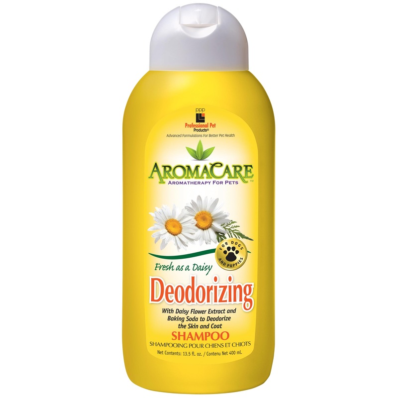 PPP AromaCare Deodorizing Daisy Shampoo – Deodorize and Revitalize Dog’s Coat with Natural Daisy Extract – Fresh-Cut Daisy Scent – 13.5 fl oz.