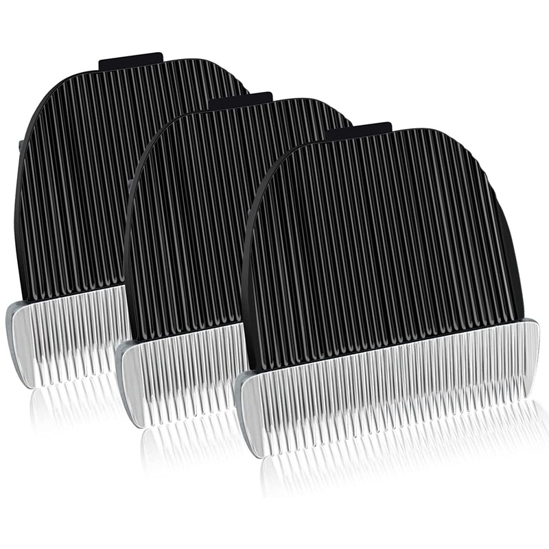 Audoc 3Pack Dog Grooming Clipper Blades Compatible with ONEISALL Dog ClippersLow Noise Dog ClipperMade of Stainless Steel Pet Clipper Blade 3pack,black