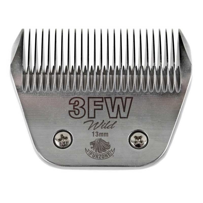 Detachable Blade – Size 3FW Wide Blade 33/64″, Made of Extra Durable Japanese Steel, Compatible with Most Andis, Oster, Wahl A5 Clippers