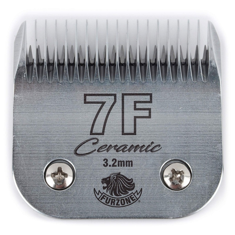 Detachable Ceramic Blade – Size 7F Blade 1/8″, Made of High-Tech Ceramic Materials, Compatible with Most Andis, Oster, Wahl A5 Clippers