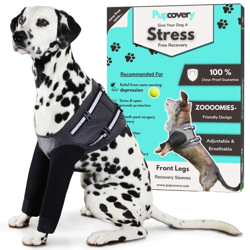 Dog Cone Alternative – Hot Spot Recovery Sleeves, Wound Protection & Hygroma Treatment for Dogs, Reduce Stress & Anxiety, Waterproof & Breathable, Prevent Licking, Ideal Post-Surgery Suit (XXL) XX-Large