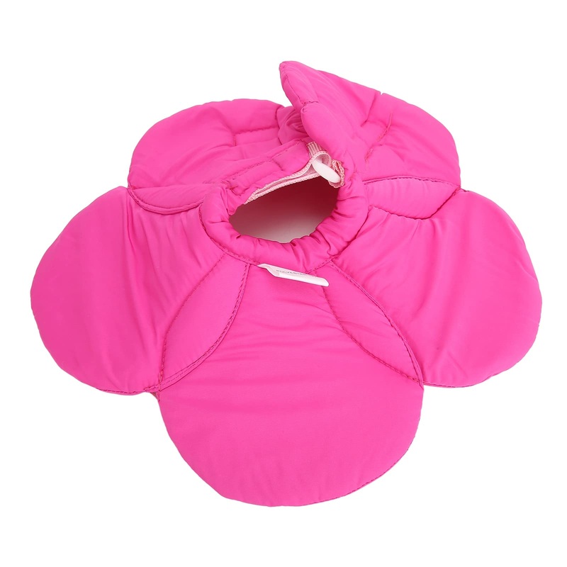 Pet Recovery Collar, Adjustable Soft Cone Collar for Dogs and Cats, Cute Sun Flower Shape Sponge Neck Collars for Anti Bite and Lick, Wound Healing, Does Not Block Vision E Collar(M-3#)
