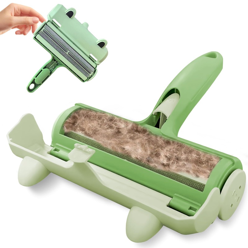 Pet Hair Remover Roller, Reusable & Washable Lint Roller, Extra Sticky & Large Surface, Pet Hair Removal Tool, Hair Removal Brush for Furniture, Couch, Carpet, Clothing and Bedding