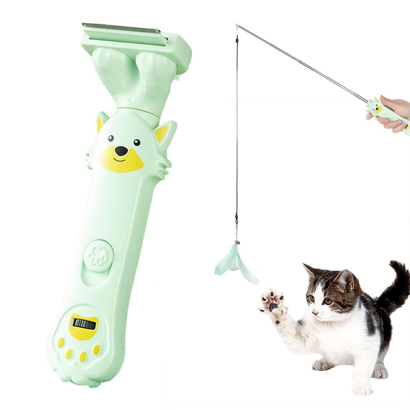 Cat Brush for Shedding,Cat Toys for Bored Indoor Adult Cats&Pet Hair Removal Tool,Cat Hair Brush Pet Hair Removal Tool Long or Short HairDog Brush for Short Haired Dogs Remove Tangled and Loose Hair