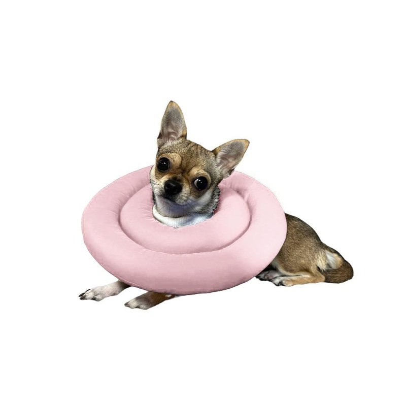Soft Dog Cone Collar for Small and Medium Dogs After Surgery, Dog Cone Protection and Comfortable Recovery (Pink, L) Pink