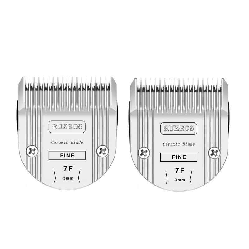 7F Pet Dog Standard Grooming Replacement Blade Compatible with Wahl 5 in 1 Arco,Bravura,Chromado,Creativa,Figura,Motion,Bellissima Clippers,Cutting Length 1/8 in3mm 7F (2 PACK)