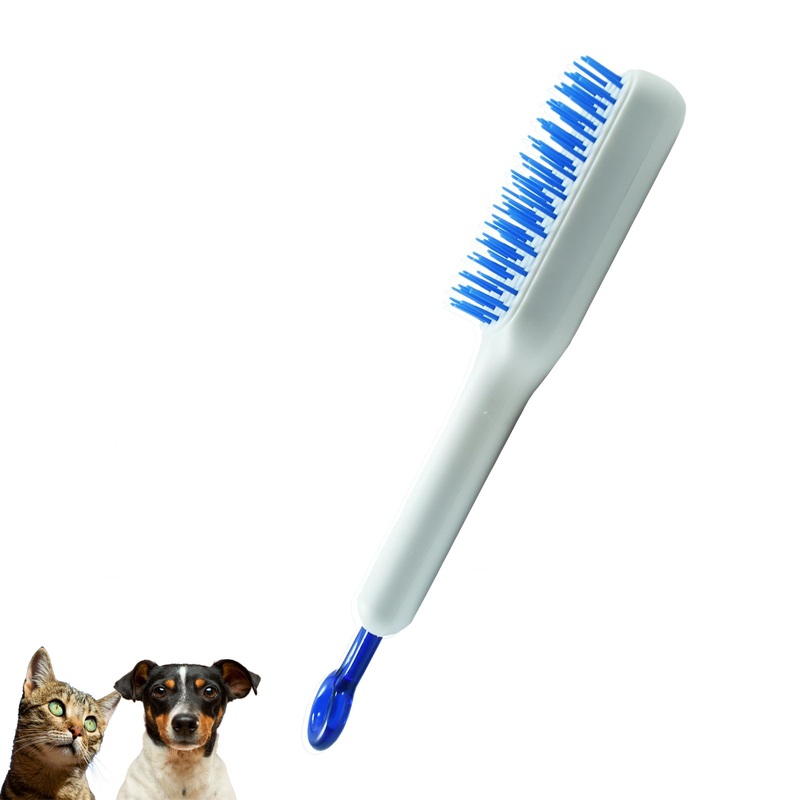 Scalable Grooming Brush for Small Dogs, Puppy Brush, Soft Dog Brush for Shih Tzus, Yorkies, Maltipoos, Maltese (White) White