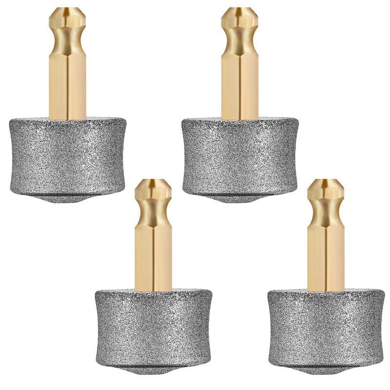YASUOA Dog Nail Grinder Replacement Heads – 4PCS2*Grit Scale(60)&2*Grit Scale(80) Nail Grinding Heads for Dogs – Premium Quality, Sturdy and Comfortable Dog Grooming Accessory Parts