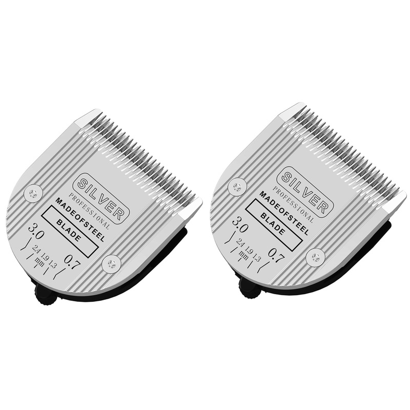 2PCS Adjustable 5 in 1 Replacement Blades Compatible with Wahl Bravura Clipper ChromadoCreativaFigura Dog Clippers for Dogs Grooming (5in1/2Pack)
