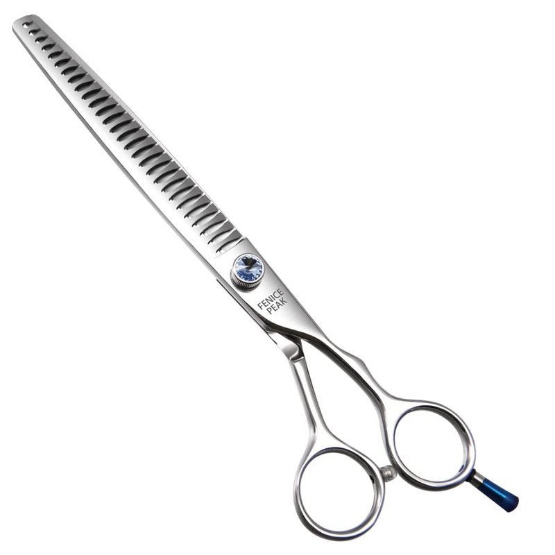 Fenice Professional 7/7.5/8 Pet Grooming Scissors Thinning Cutting Shears for Dog s/Cats Thinning Rate:70-80% (7.5 inch) 7.5”