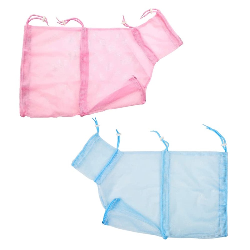 2 Pcs Cat Grooming Bath Bag Mesh Cat Washing Bag Biting Restraint for Pet Bathing Nail Trimming