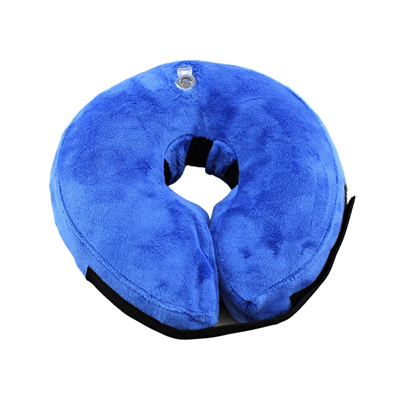 Comfortable & Adjustable Inflatable Pet Collar – Alternative to Cone Shaped Collars – Great for Post-Surgery or Injury Recovery – Durable & Non-Toxic Material -Snug Fit (Large 12-18 in.) Large 12-18 inches