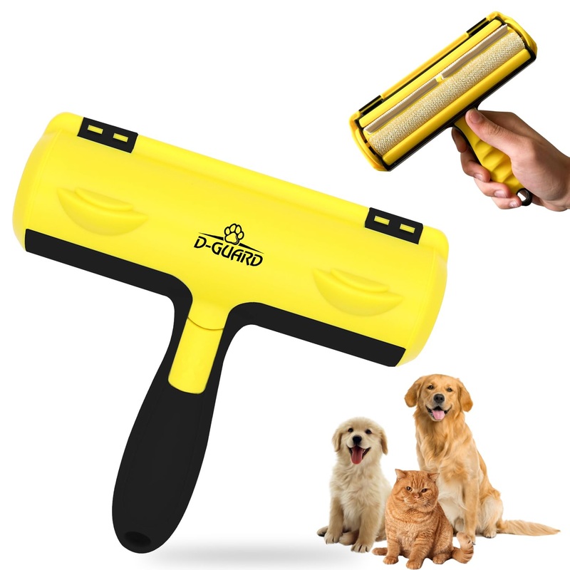 Pet Hair Remover – Reusable Cat and Dog Hair Remover for Furniture, Couch, Carpet, Car Seats or Bedding – Portable, Multi-Surface Lint Roller and Fur Removal Tool