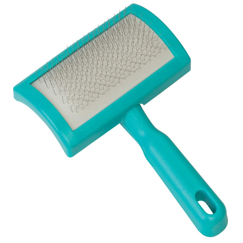 Weaver Livestock Plastic Slicker Brush, Teal, 69-2002-TE