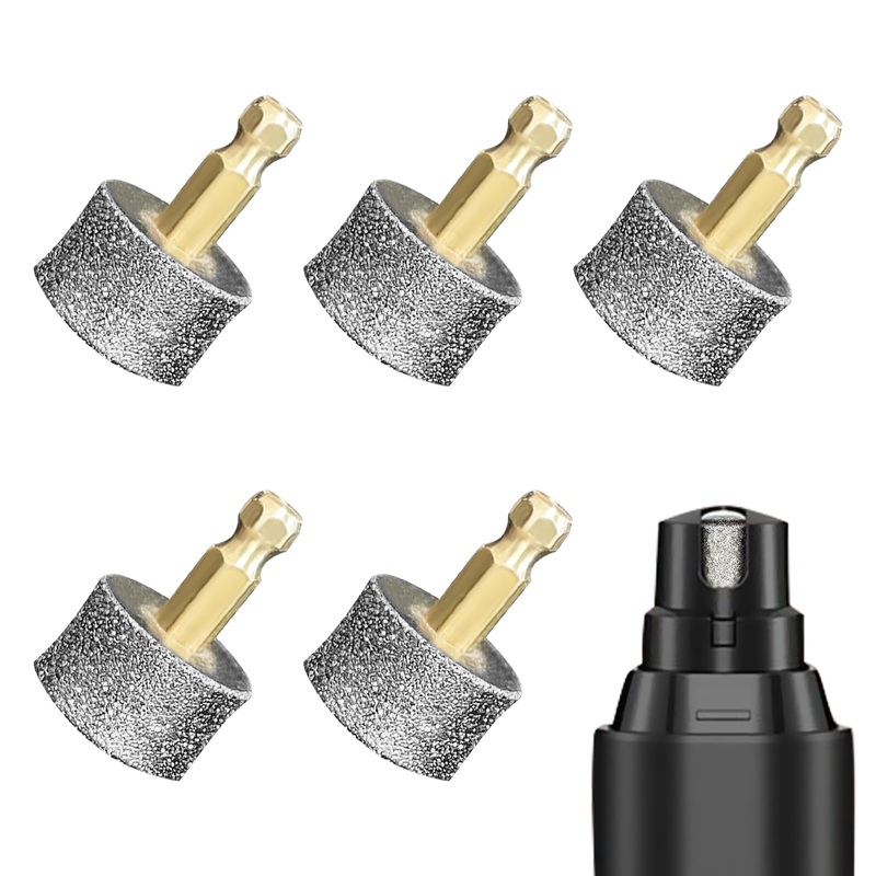 5Pcs Dog Nail Grinder Diamond Tip Replacement Heads Replaceable Paws Dog Claw Grinder Bits Pet Paws Grooming Accessories