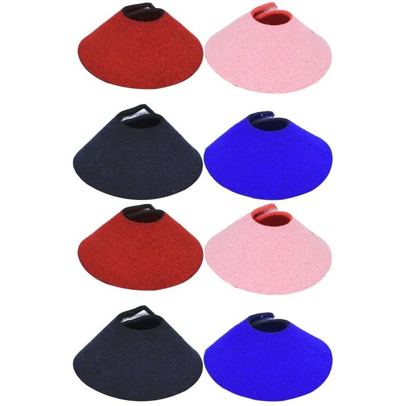 8 Pcs Bird Cone Collar – Parrot -bite Elizabethan Collars, Bird Recovery Collar, Neck Rings Wound Protector for Budgerigar Lovebird Agapornis Fischer Cockatiel Cockatoo