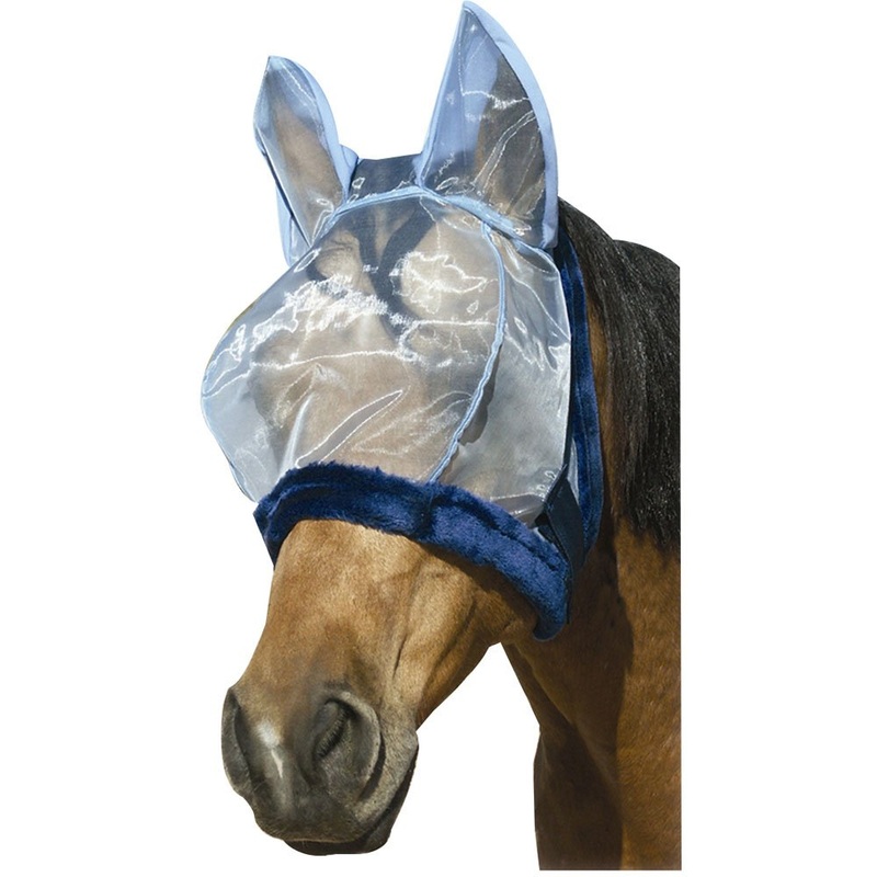 Intrepid International Charlie Bug-Off Shield Fly Mask with Ears Horse