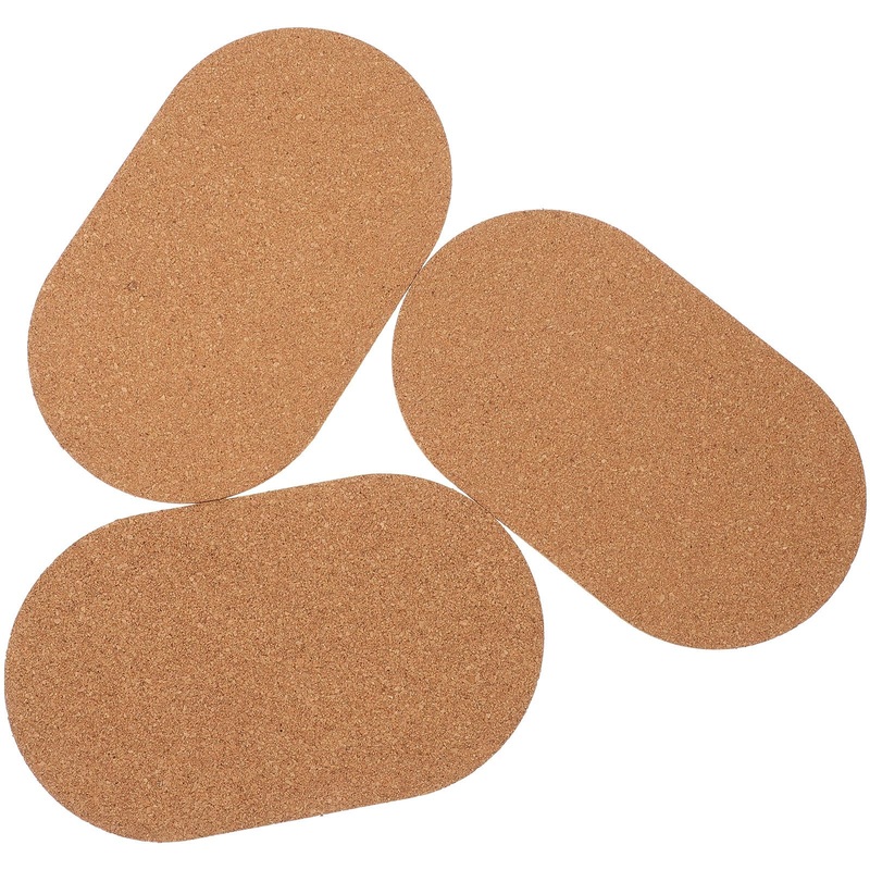 Kisangel 3pcs Hamster Wheel Cork Protective Cork Pad Hamster Running Wheel Cork Pad Plant Accessories Hamster Cork Pad Running Wheel Mat. Running Wheel Supply Hamster Wheel Pads Hamster Mat 20X12X0.2cm As Shown 1
